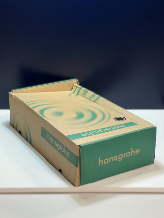 Смеситель для раковины hansgrohe Tecturis S 240 Fine, CoolStart, EcoSmart+, cо сливным гарнитуром Push-Open, 73370670/U, матовый черный, уцененный товар