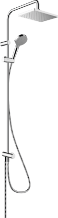 Душевая система hansgrohe Vernis Shape 230 1jet Reno с переключателем потоков 26282000, хром