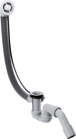 Скрытая часть системы слива-перелива для стандартных ванн hansgrohe Flexaplus 58140180
