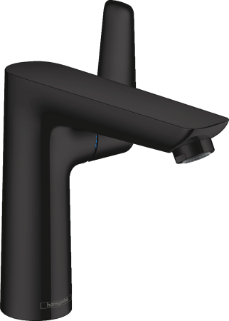 Смеситель для раковины hansgrohe Talis E 150, со сливным гарнитуром 71754670, матовый черный