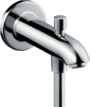 Излив для ванны hansgrohe с переключателем на душ 13423000, хром