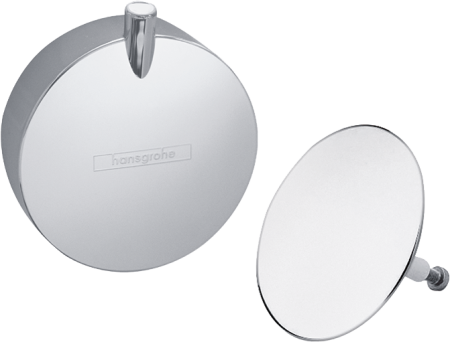 Внешняя часть системы слива-перелива для ванны hansgrohe Flexaplus S 58186000, хром