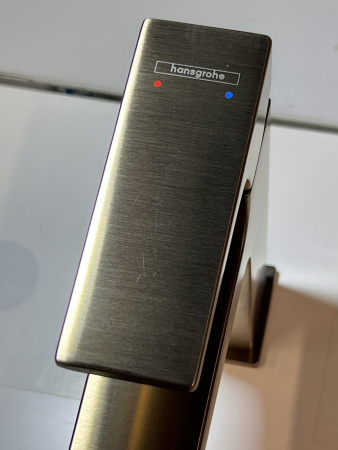 Смеситель для раковины hansgrohe Metropol 110 32507140/U, шлифованная бронза, уцененный товар
