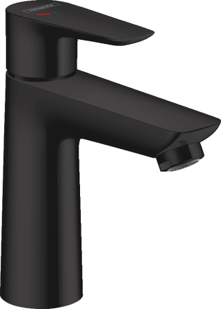 Смеситель для раковины hansgrohe Talis E 110 CoolStart, без сливного гарнитура 71714670, матовый черный
