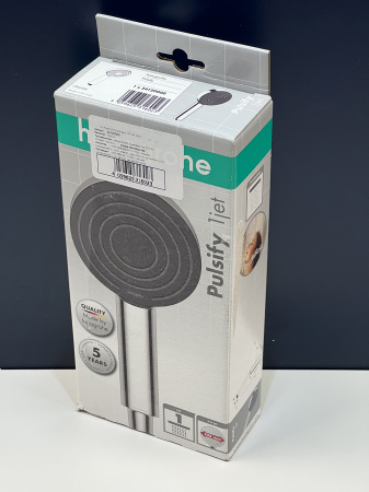 Ручной душ hansgrohe Pulsify S 105 1jet 24120000/U2, хром, уцененный товар