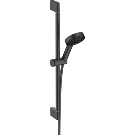 Душевой гарнитур hansgrohe Pulsify Select S 105 3jet Relaxation cо штангой 65 см 24160670/U, матовый черный, уцененный товар