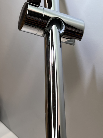 Душевой гарнитур hansgrohe Croma Select E 110 1jet со штангой 65 см 26584400/U, белый/хром, уцененный товар