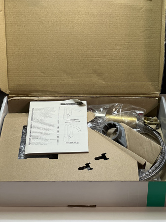 Смеситель для кухонной мойки hansgrohe Focus M41 280, с поворотным изливом 31817800/U, под сталь, уцененный товар