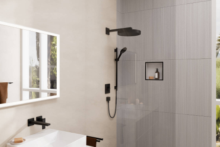 Верхний душ hansgrohe Rainfinity 360 1jet 26231670, матовый черный