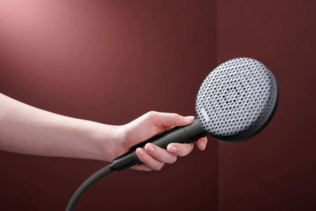 Душевой гарнитур hansgrohe Raindance Alive Select S 125, 3 струи, со штангой Unica E Puro 65 см, 24600340, шлифованный черный хром