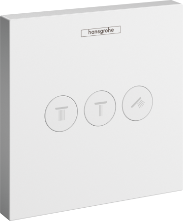 Переключатель потоков для душа hansgrohe ShowerSelect на 3 потребителя 15764700, матовый белый