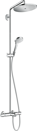 Душевая система hansgrohe Croma Select S 280 1jet с термостатом для ванны 26792000, хром