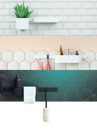 Набор для душа hansgrohe WallStoris с ручным душем, термостатом и системой хранения 24250700, матовый белый