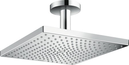 Верхний душ hansgrohe Raindance E 300 1jet EcoSmart с потолочным кронштейном 26251000, хром
