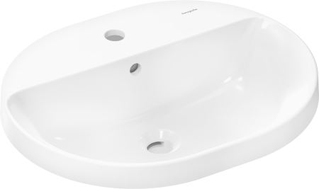 Раковина hansgrohe Xuniva U встраиваемая 55x45 см, 60161450, белый