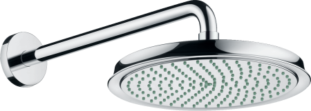 Верхний душ hansgrohe Raindance Classic 270 1jet с настенным кронштейном 27424000, хром