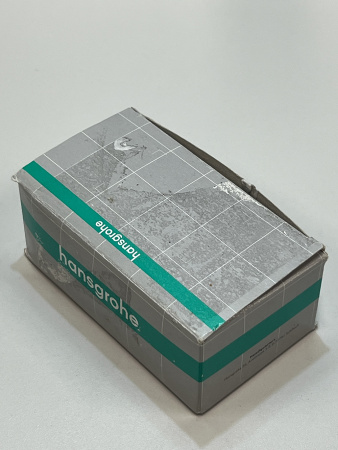 Шланговое подключение hansgrohe FixFit Square с клапаном обратного тока, 26455990/U, полированное золото, уцененный товар