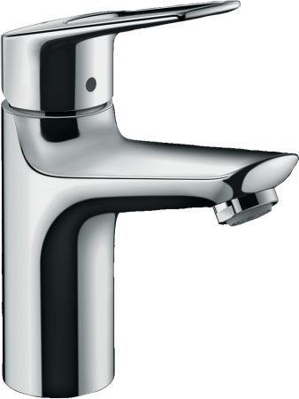 Смеситель для раковины hansgrohe Novus Loop 100, со сливным гарнитуром 71081000, хром