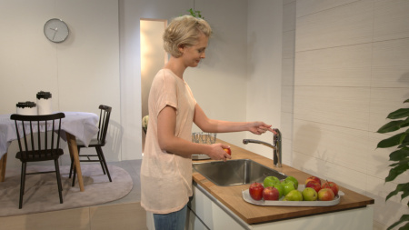 Смеситель для кухонной мойки hansgrohe Logis M31 160, 71832000/U, хром, уцененный товар