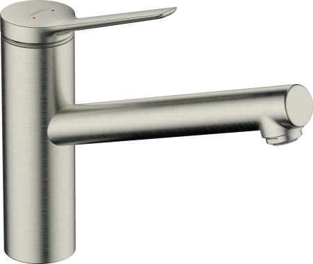 Смеситель для кухонной мойки hansgrohe Zesis M33 150, с поворотным изливом 74802800, под сталь