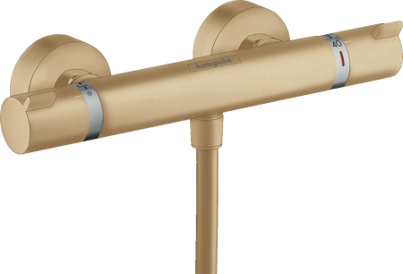 Термостат для душа hansgrohe Ecostat Comfort, 13116140, шлифованная бронза