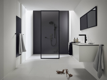 Готовый набор для душа скрытого монтажа hansgrohe Pulsify HG-PR27, матовый черный