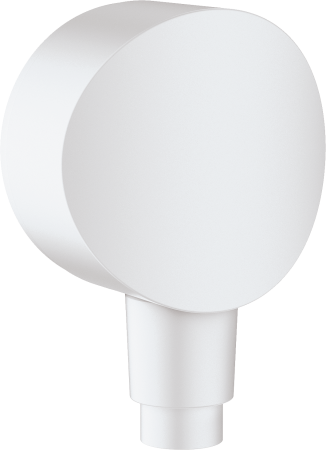 Шланговое подключение hansgrohe FixFit S с клапаном обратного тока 26453700, матовый белый