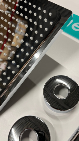 Душевая система hansgrohe Crometta Е 240 1jet с термостатом 27271000/U, хром, уцененный товар