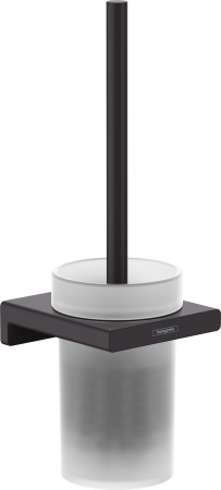 Туалетный ершик hansgrohe AddStoris с настенным держателем 41752670, матовый черный