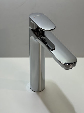 Смеситель для раковины hansgrohe Vernis Blend 190 без сливного гарнитура 71582000/U1, хром, уцененный товар