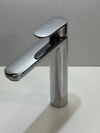 Смеситель для раковины hansgrohe Vernis Blend 190 без сливного гарнитура 71582000/U1, хром, уцененный товар