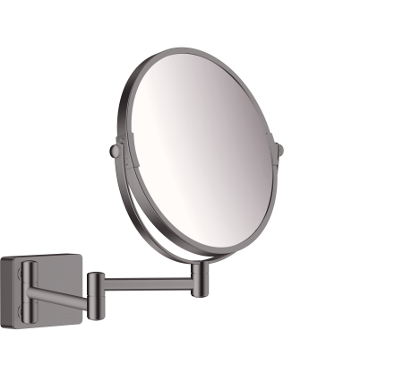 Косметическое зеркало hansgrohe AddStoris 41791340, шлифованный черный хром