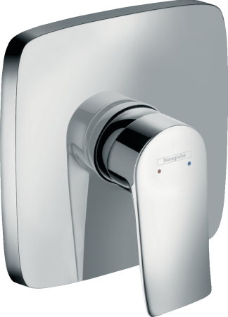 Внешняя часть смесителя для душа hansgrohe Metris скрытого монтажа 31456000, хром