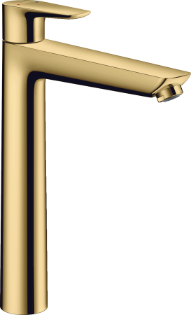Смеситель для раковины hansgrohe Talis E 240, со сливным гарнитуром 71716990, полированное золото 
