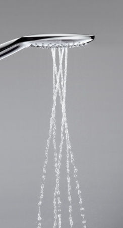 Ручной душ hansgrohe Raindance Select S 150 3 режима 28587400/U, белый/хром, уцененный товар
