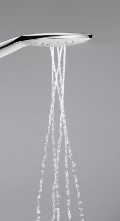 Ручной душ hansgrohe Raindance Select S 150 3 режима 28587400/U, белый/хром, уцененный товар