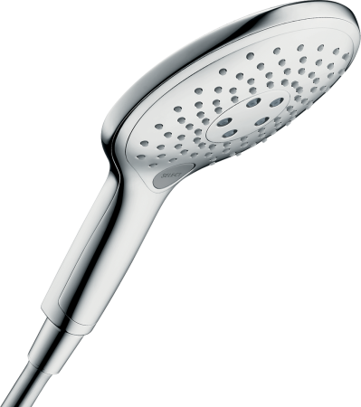 Ручной душ hansgrohe Raindance Select S 150 3 режима 28587400/U, белый/хром, уцененный товар