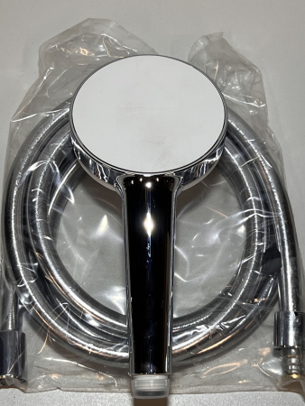 Душевая система hansgrohe Crometta E 240 1 режим, с термостатом для ванны 27298000/U, хром, уцененный товар
