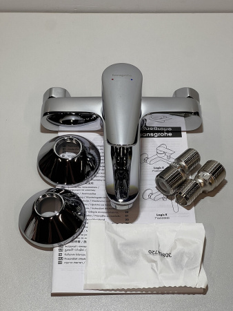 Смеситель для ванны hansgrohe Logis E 71403000/U3, хром, уцененный товар