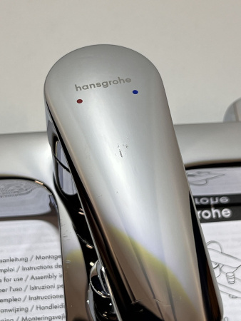 Смеситель для ванны hansgrohe Logis E 71403000/U3, хром, уцененный товар