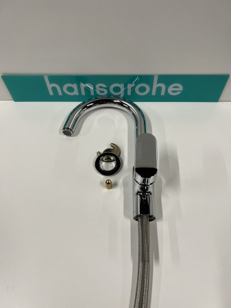 Смеситель для раковины hansgrohe Vernis Blend 200, 71554000/U, хром, уцененный товар