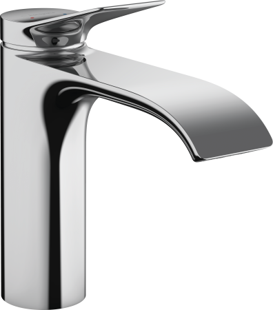Смеситель для раковины hansgrohe Vivenis 110 со сливным гарнитуром 75020000, хром