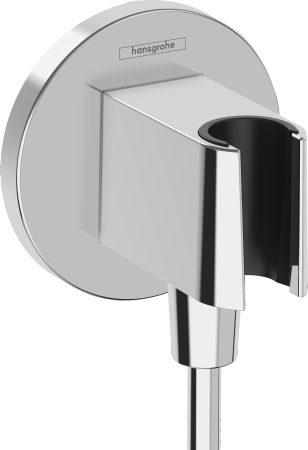 Шланговое подключение hansgrohe FixFit Porter S с держателем для душа 26888000/U, хром, уцененный товар