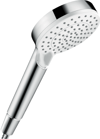 Ручной душ hansgrohe Crometta 100 2jet Vario 26330400, белый/хром