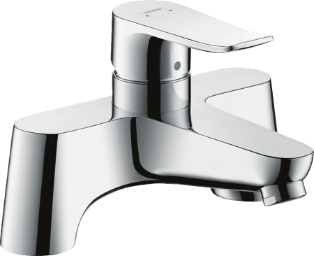 Смеситель для ванны hansgrohe Metris на край ванны 31423000, хром