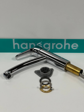 Смеситель для кухонной мойки hansgrohe Logis M31 160, 71832000/U, хром, уцененный товар