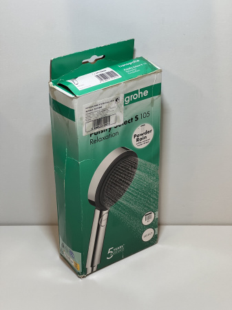 Ручной душ hansgrohe Pulsify Select S 105 3jet Relaxation 24110000/U8, хром, уцененный товар