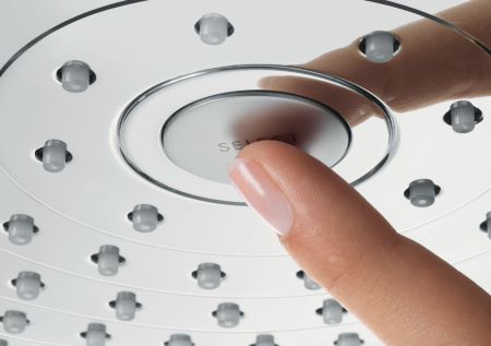Верхний душ hansgrohe Raindance Select S 240 2jet с настенным кронштейном 26466400, белый/хром