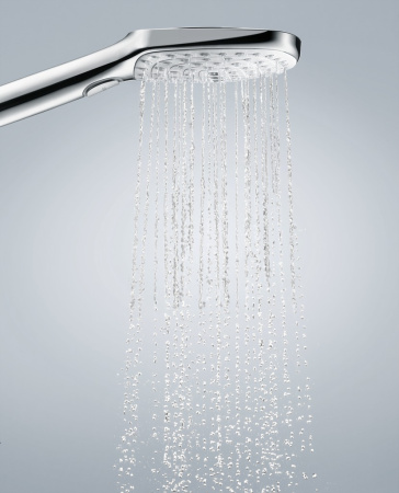 Ручной душ hansgrohe Raindance Select E 120 3jet 26520400, белый/хром