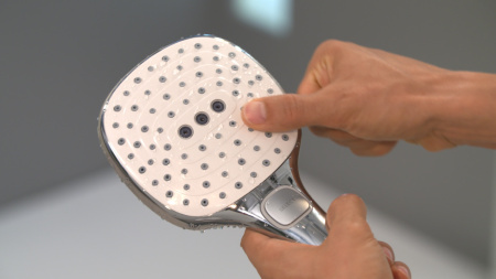 Ручной душ hansgrohe Raindance Select E 120 3jet 26520400, белый/хром